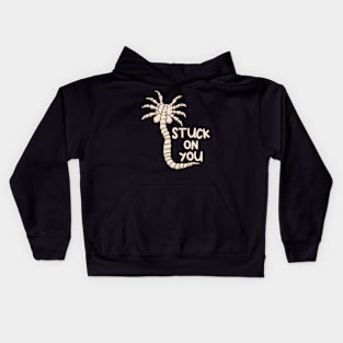 Alien Facehugger (Stuck On You) Kids Hoodie